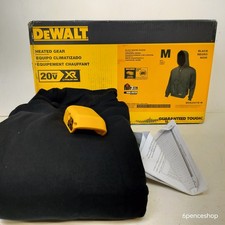 No Battery-DEWALT DCHJ067B-M Heated Hoodie Black  USB Adapter
