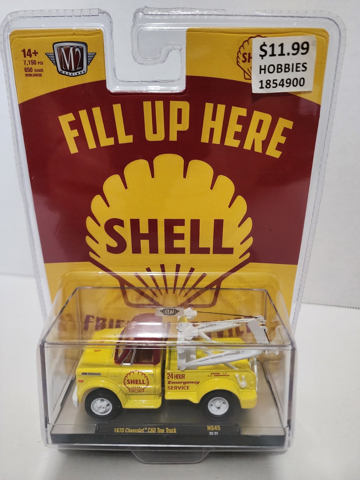 1/64th M2 Machines Hobby HS45 Shell 1970 Chevrolet C60 Tow Truck