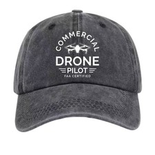 FAA Certified Commercial Drone Pilot UAV Operator Cotton Baseball Hat