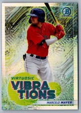Marcelo Mayer 2022 Bowman Virtuosic Vibrations #VV-1 - Boston Red Sox