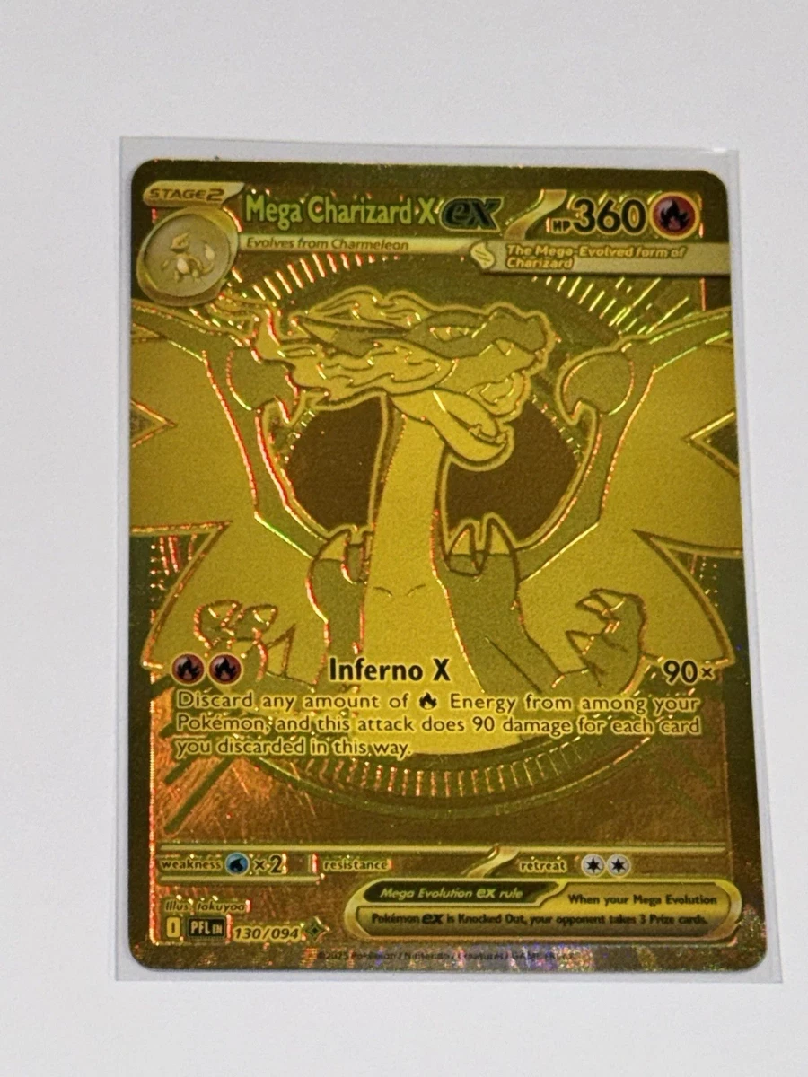 Pokemon Charizard Gold Card for sale - eBay