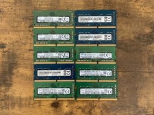  BULK LOT OF 10  4GB DDR4 Laptop RAM SAMSUNG, HYNIX etc.