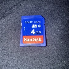 SanDisk 4GB SDHC Card