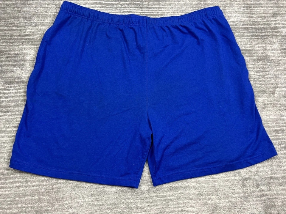 Haband Shorts Mens XX Blue Pull On Elastic Waist Cotton Blend - Image 3 of 4