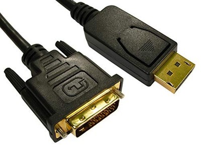 CABLES DIRECT - 1M DISP PORT M-DVI-D SIN LINK M BLK NEU