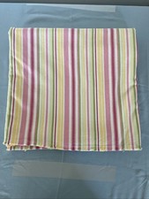 Pottery Barn Kids Spring Stripe Drape Pink White Panel 72 X 72