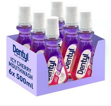 Image of Dentyl Dual Action CPC Mouthwash, 12hrs Fresh Breath, Alcohol Free, ICY Cherry,
