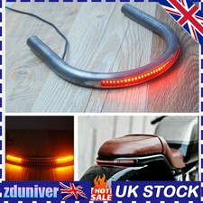 For Honda CB Suzuki Cafe Racer Rear Frame Hoop Brat Style SeatLoop LED Light UK
