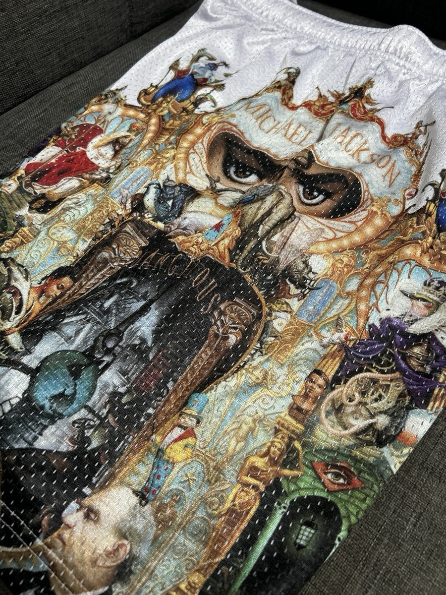 Supreme x Michael Jackson Dangerous Mesh Short SMALL White In Hand