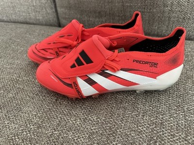 ADIDAS PREDATOR ELITE FG PURE VICTORY FOOTBALL BOOTS - NEW - NR 40 - Red