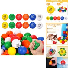 Leyndo 200 Pcs Stress Balls Colorful Foam Dark for Adults Kids