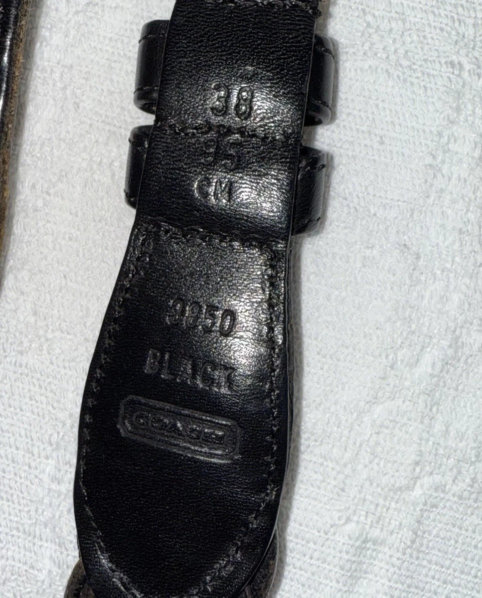 Coach Women’s Braid Black Belt-Preloved size 30 inches/75cm coach braided belt products for sale | eBay main image 2