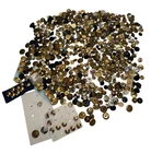 WW2 brass and composite military buttons bundle job lot