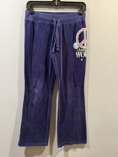 Youth Girls Justice Sweatpants Size 14 Blue
