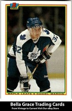 1990-91 Bowman #160 Daniel Marois Toronto Maple Leafs NHL Hockey