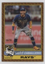 2025 Topps Heritage Color of the Year 39/76 Jose Caballero José #85 tw0