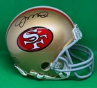 JOE MONTANA Autograph Auto Football Mini Helmet Beckett Authentic 49ers