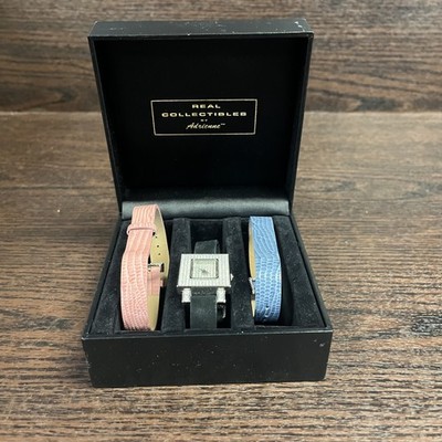 Real Collectibles Adrienne Ladies Watch Set 3 Bands Crystal  display picture 1