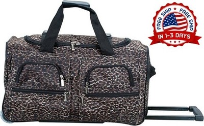 Bolsas de lona con ruedas, ruedas extra grandes y cremallera resistente NUEVO US