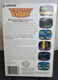 Bucky O'Hare (Nintendo NES, 1992) w/Manual, Box, Foam