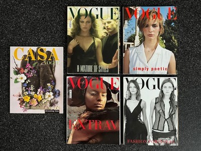 Vogue Italia - Vogue Italy - Lot 5 magazines - 611, 616, 617, 623 & Casa Vogue