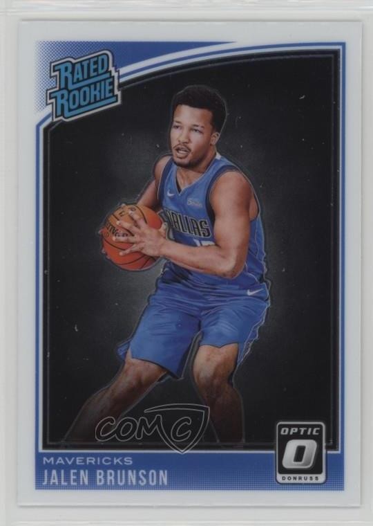 2018-19 Panini Donruss Optic Rated Rookie Jalen Brunson #179 a0w