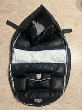 7am Enfant Baby Shield TWO interchangeable covers and 1 fleece liner & warmmuffs