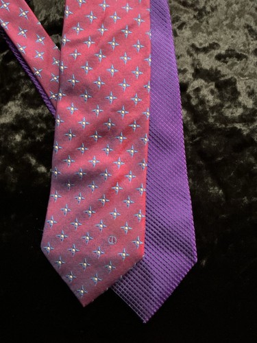 Dunhill/ Alfred Dunhill Ties (2). 100% Silk. Bold Colors