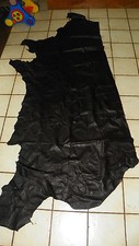 Black Grained Half Hide of Leather 34 x 65 F04