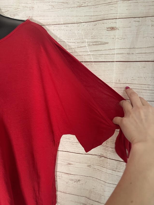 Ambiance Women's Red Blouse Top Size 2X