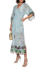 ALICE + OLIVIA Arlinda Button Front Maxi Dress 6 NWOT 