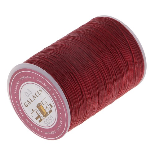 130 Meters 0.5mm Round Polyester Waxed Thread Sewing Stitching - Picture 5 of 8