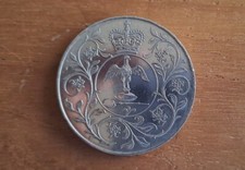 1977 Queen Elizabeth II Silver Jubilee Commemorative Crown Coin