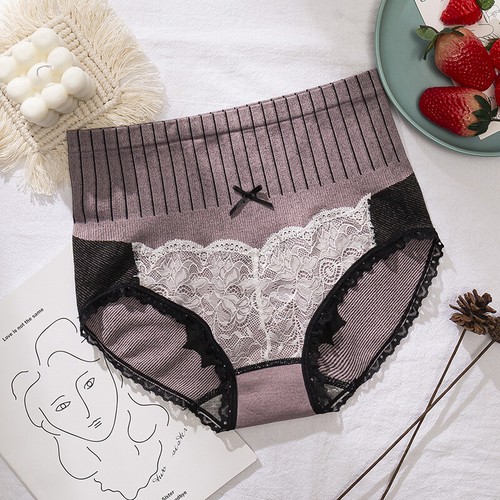 5 Pack Lot Womens Panties Briefs Lace Trim Underwear Ladies Lingeries Underpants - Bild 14 von 21