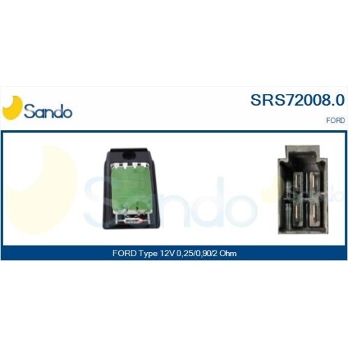 Widerstand InnenraumgebläSe Sando SRS72008.0 FüR Ford-image