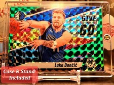 2019-20 Luka Doncic Panini Mosaic Give and Go GREEN Mosaic Prizm #10 Mavericks 