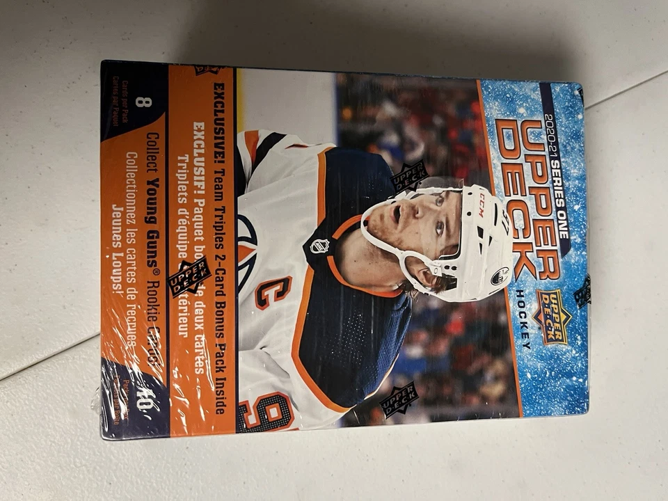 2020-21 UD Upper Deck NHL Series 1 Hockey Trading Card Mega Box 10 pack - SEALED - Image 4 of 4