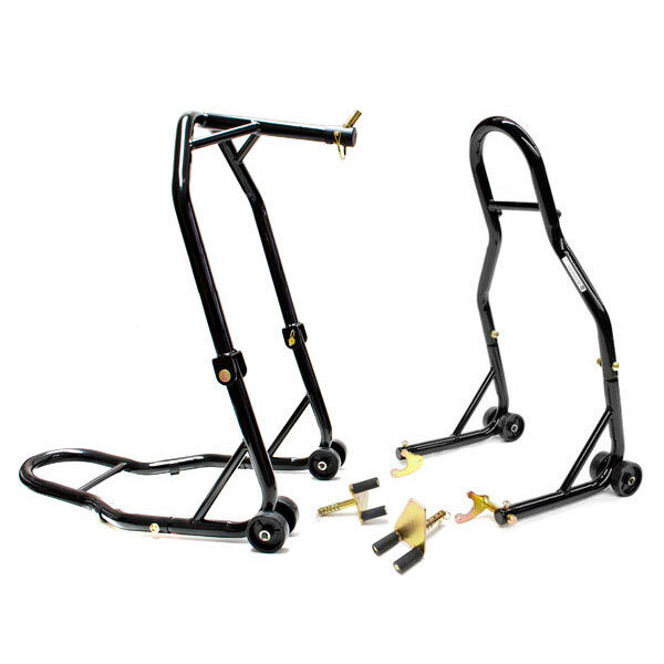 Motorcycle Front+Rear Headlift Dual Lift Stand For Kawasaki Ninja
