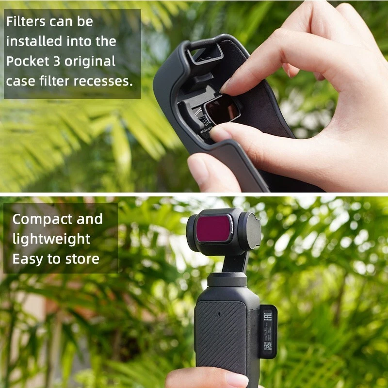 NDPL Filters Set ND8 16 32 64 PL Camera Adjustable Filter For DJI Osmo Pocket 3 - Image 3 of 4