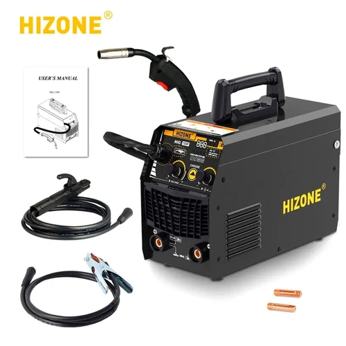 HIZONE 4 in 1  MIG Welder 110V Portable ARC IGBT Welding Machine With US Plug