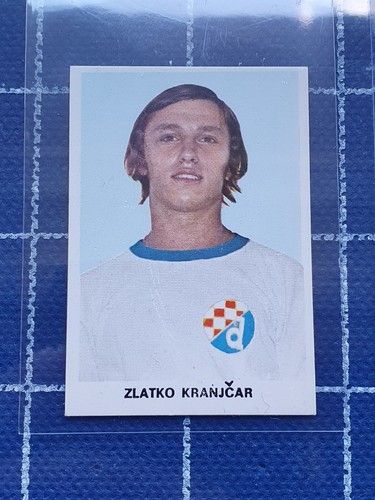 Rookie sticker ZLATKO KRANJCAR Dinamo Zagreb Croatia Yugoslavia football 1974 ed