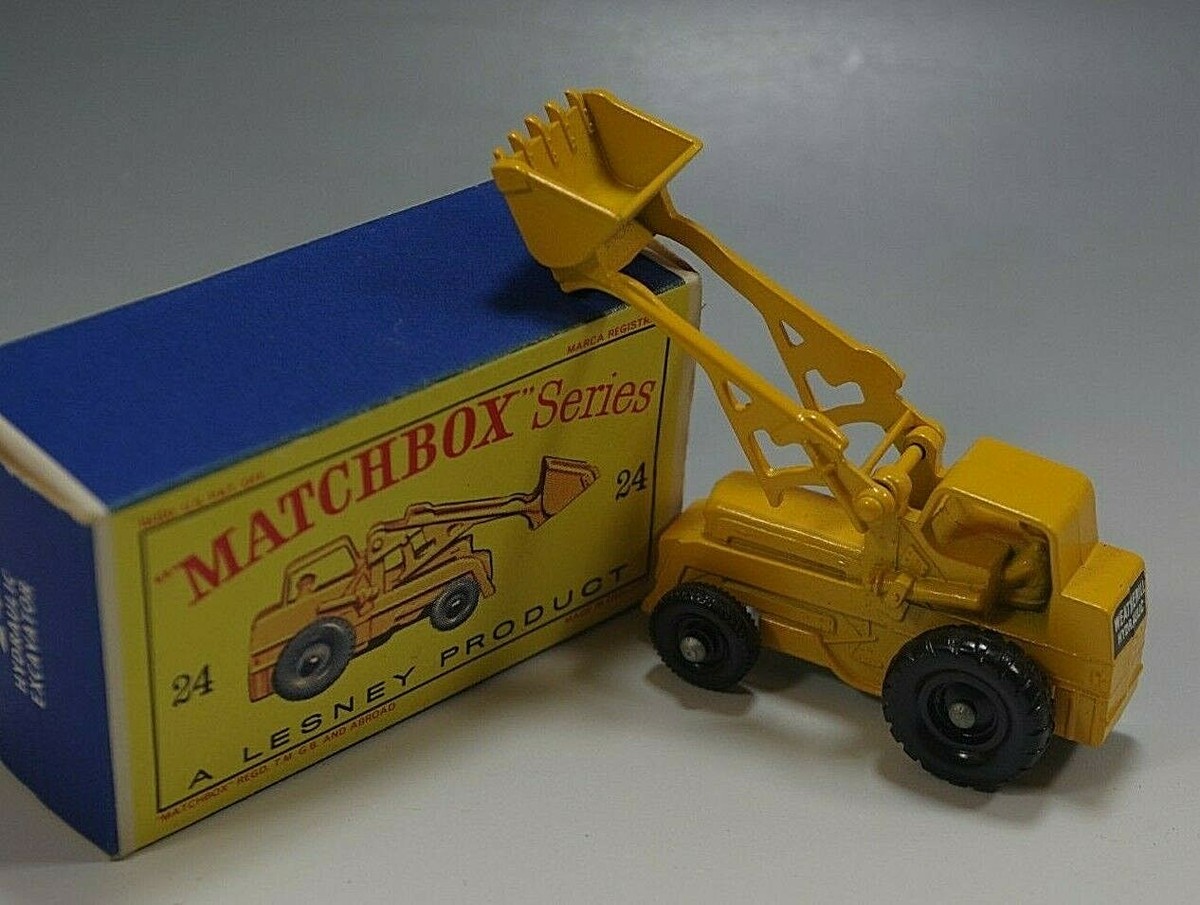 マッチボックス No.24 HYDRAULIC EXCAVATOR レズニー Matchbox Lesney Vintage No. 24 Hydraulic Excavator In