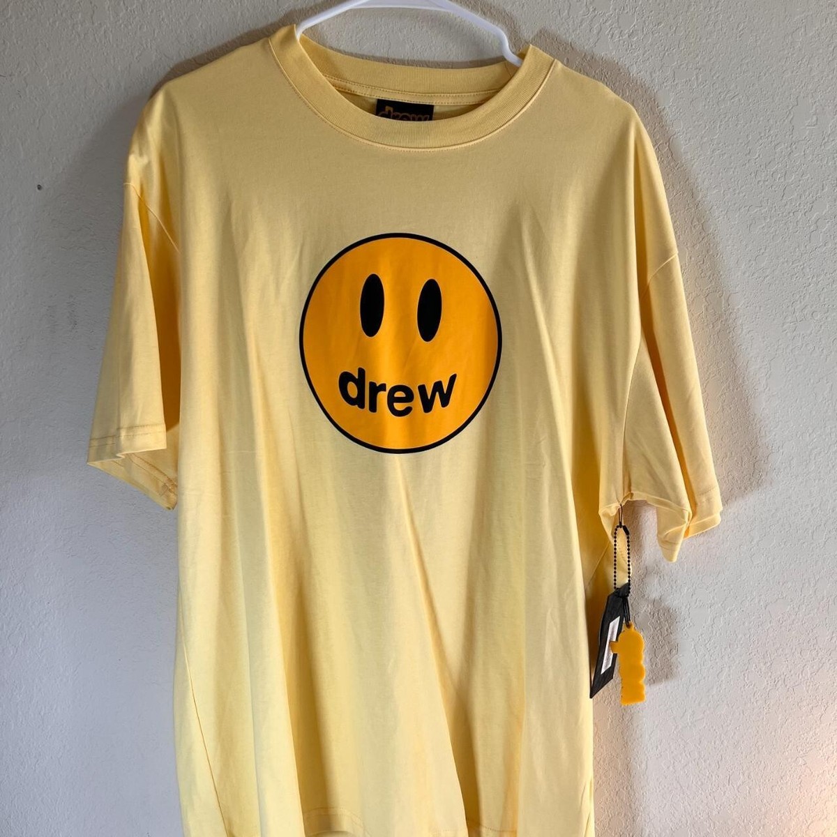 DS SS21 Drew House x Justin Bieber Mascot Tee Supreme Light Yellow M