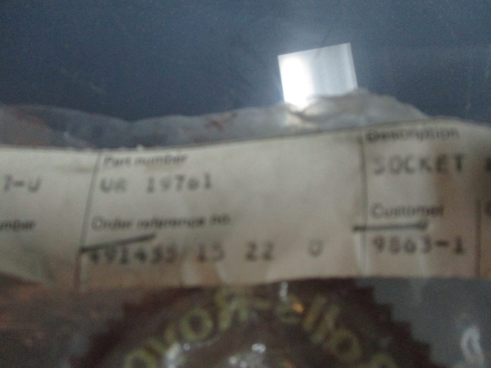  Rolls Royce Silver Spur Socket Assy UR19761 NOS set of 2
