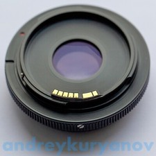 Canon FD to Canon EF with infinity lens and Dandelion Chip Programmable. FD EOS.