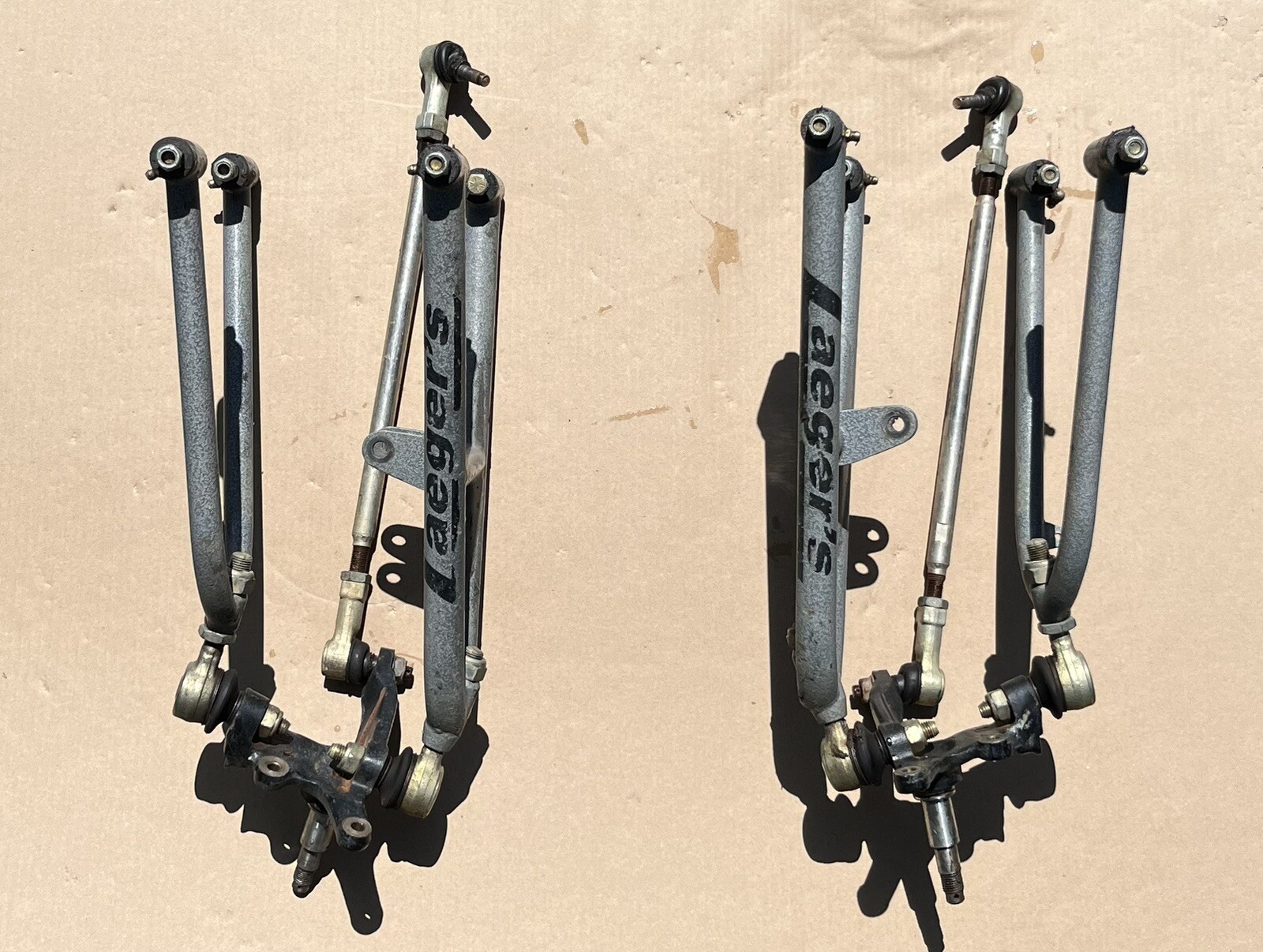 LAEGER RACING HONDA TRX250R 250 R AARMS Control Arms Tie Rods Oem