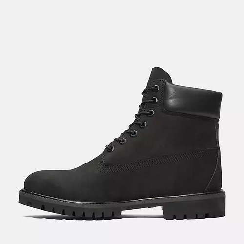 Timberland 6-Inch Premium TB010073-001 Men's Black Leather Waterproof Boots T101 - Picture 33 of 42