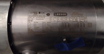 LEESON CZ6T17TC1D Extreme Duck Ultra Washguard 1/2 HP SS Motor 117127.00