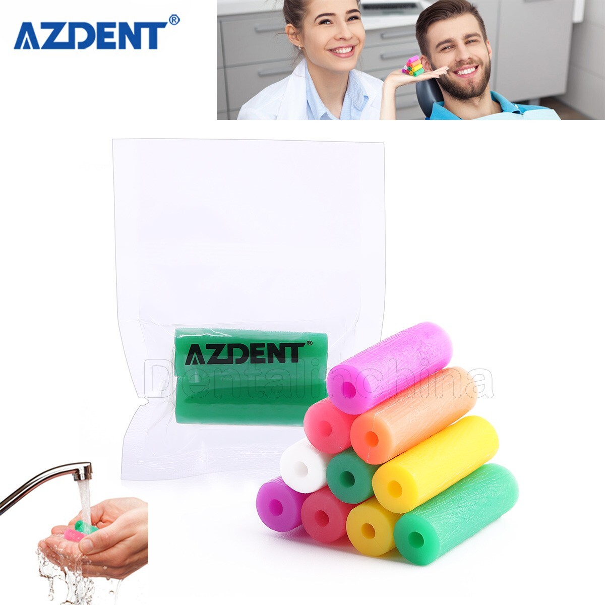 12 X AZDENT Masticaggi Ortodontici Dentali Per Invisalign Aligner - Foto 3