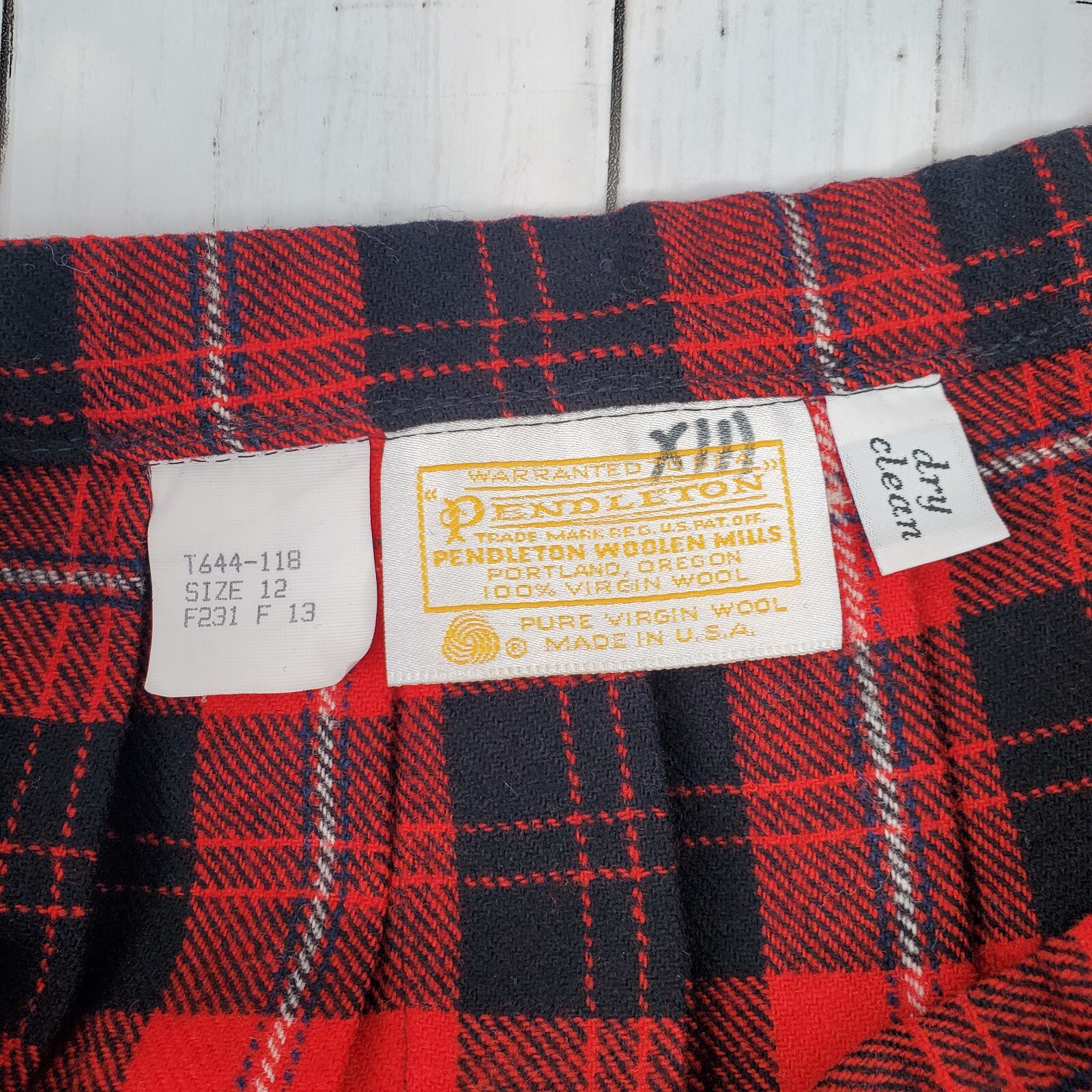 Vintage Pendleton Authentic Cunningham Tartan Red… - image 6
